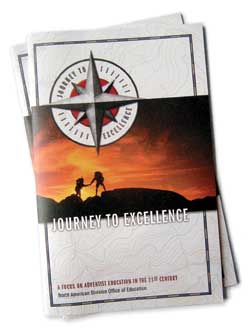 Journey to Excellence—a full-color, mission-oriented, educational plan booklet